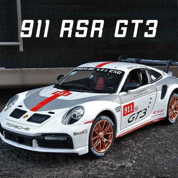 1:24 Porsche 911 GT3 RSR Diecast Model Car