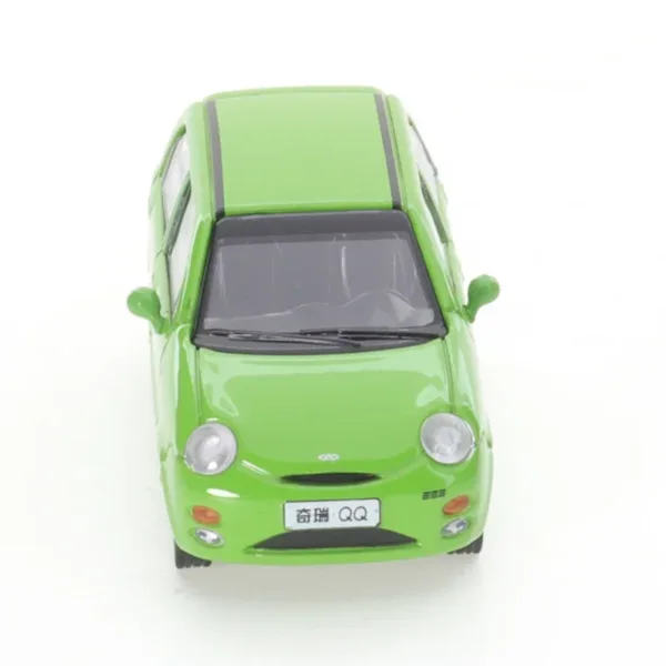 Charming 1/64 Scale Green Chery QQ Model - Image 2