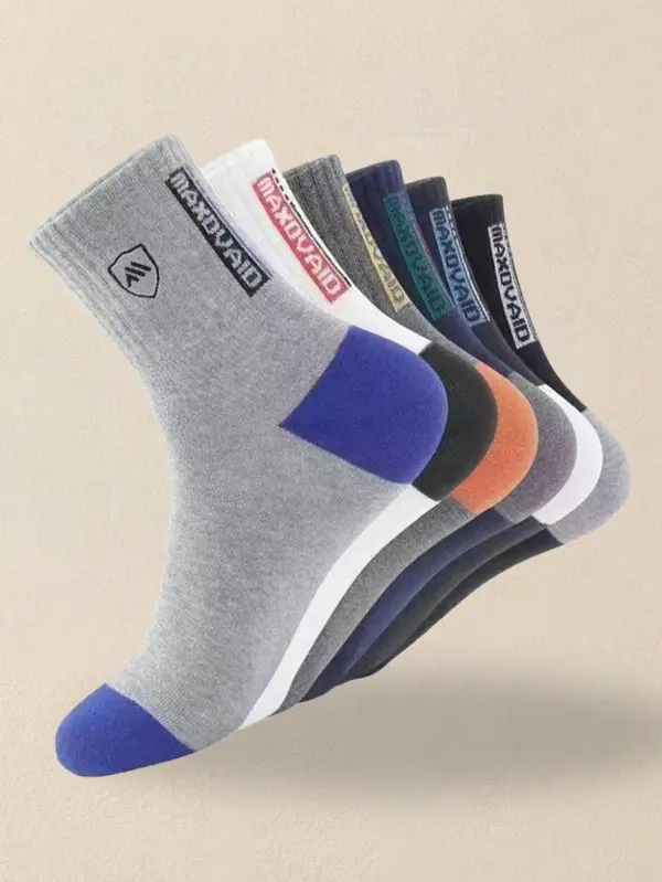 5 Pairs Men's Breathable Sports Socks Set - Image 5