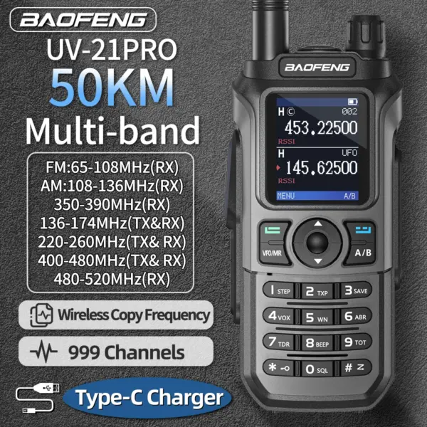 Baofeng UV-21 Pro Walkie Talkie Waterproof 16KM