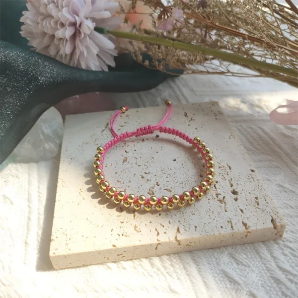 Handmade Copper Beaded Bracelets for Women - Image 2