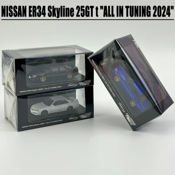 NISSAN ER34 Skyline 25GT 1/64 Diecast Model