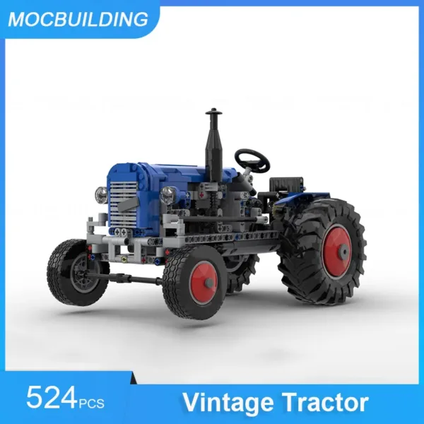 Vintage Tractor Building Blocks Set 524PCS - Image 5