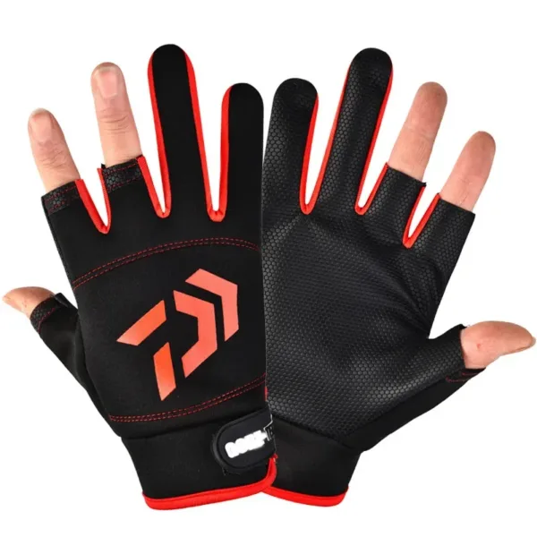 Exposed Finger Fishing Gloves for Outdoor Sports - Image 2