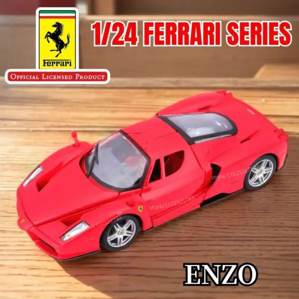 1:24 Scale Ferrari Diecast Car Model - Image 20