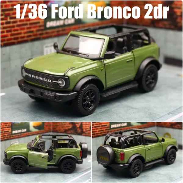 1:36 Ford Bronco Diecast Model Car - Image 7