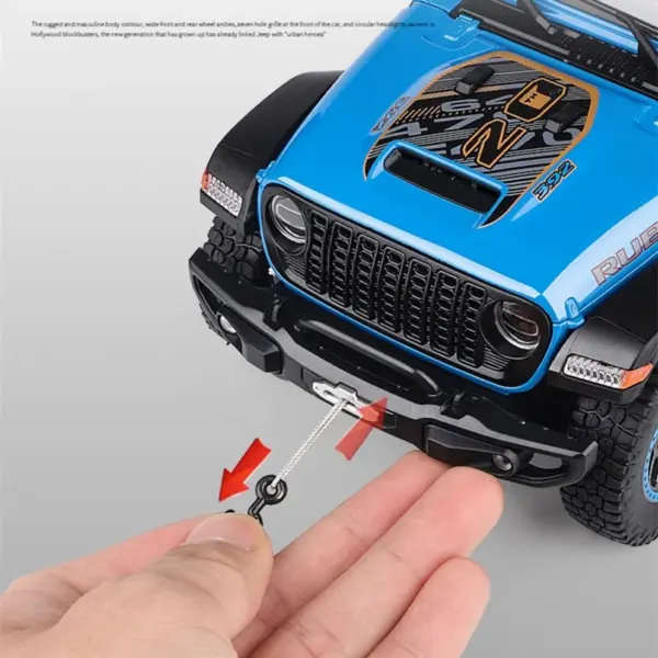 1:18 Jeep Wrangler Rubicon Diecast Model Vehicle - Image 6