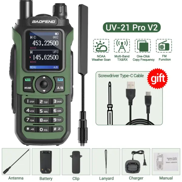 Baofeng UV 21 Pro Waterproof Walkie Talkie - Image 11