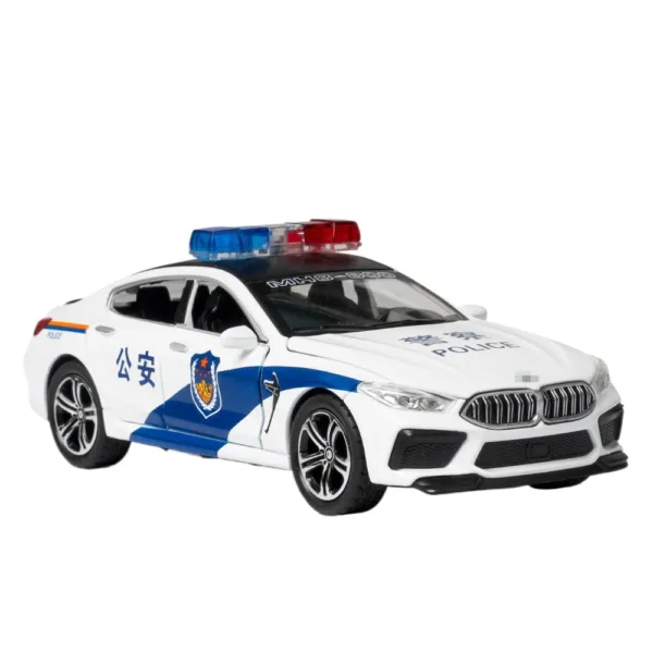 1/32 M8 Police Car Model Diecast Toy - Image 7