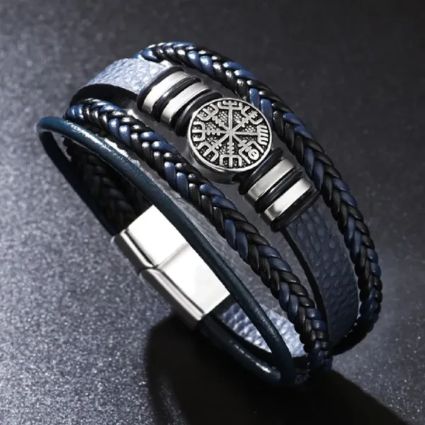 Punk Vintage Geometric Cuff Bracelet Unisex - Image 16