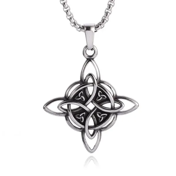 Retro Punk Trident Pendant Necklace for Everyone - Image 27