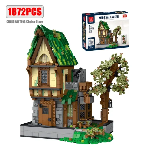 Medieval Blacksmith Shop Building Blocks Set - Image 7