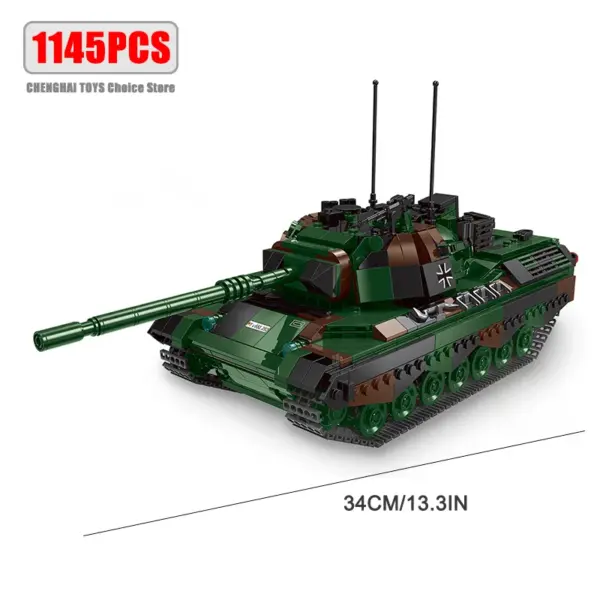 1145PCS Leopard 1 Tank Building Blocks Set