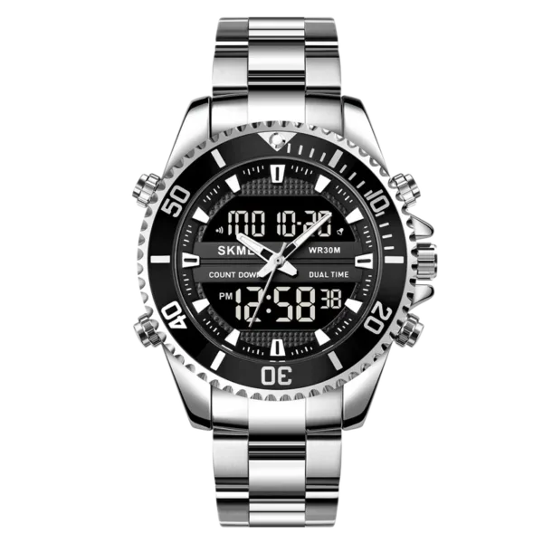 SKMEI Stainless Steel Digital Sport Watch - Image 9