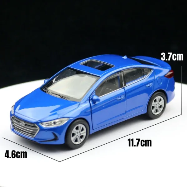 1/36 Scale Hyundai Elantra Diecast Model Car - Image 6