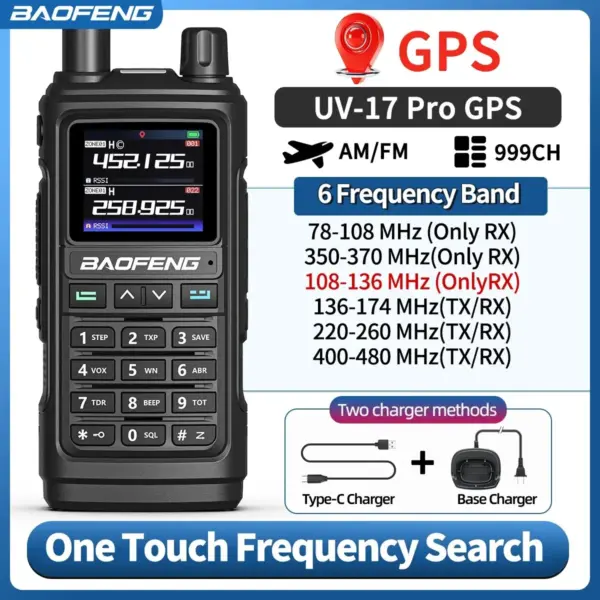 Baofeng UV-17 Pro GPS Walkie Talkie Pack