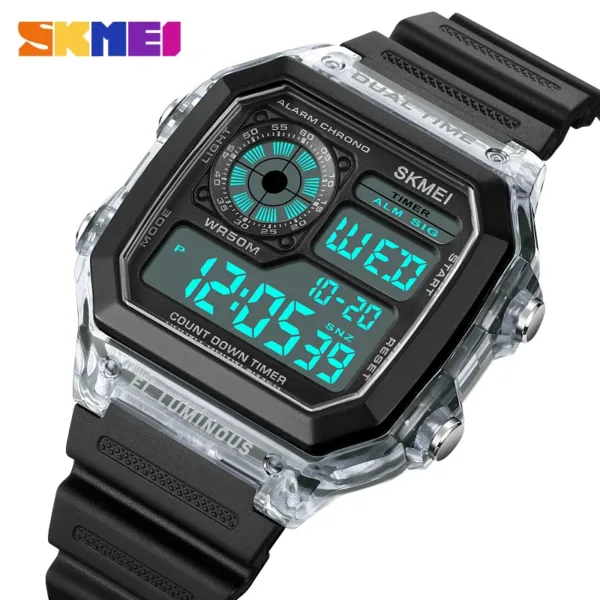 Men's Digital Waterproof Sport Chrono Watch