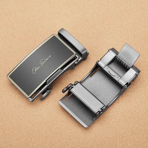 3.8cm Alloy Automatic Buckle for Ratchet Belts - Image 2