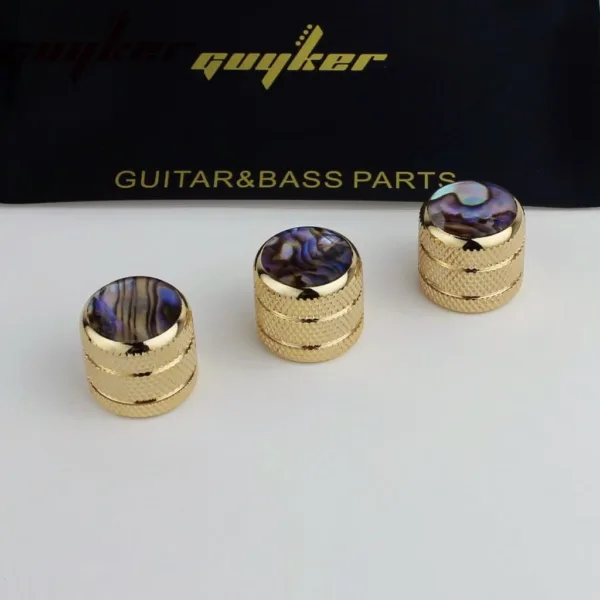 Abalone Guitar Knobs for Electric Bass 6mm Pots - Image 4