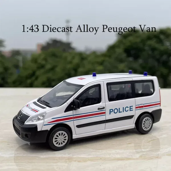 1:43 Diecast Peugeot Van Model Car