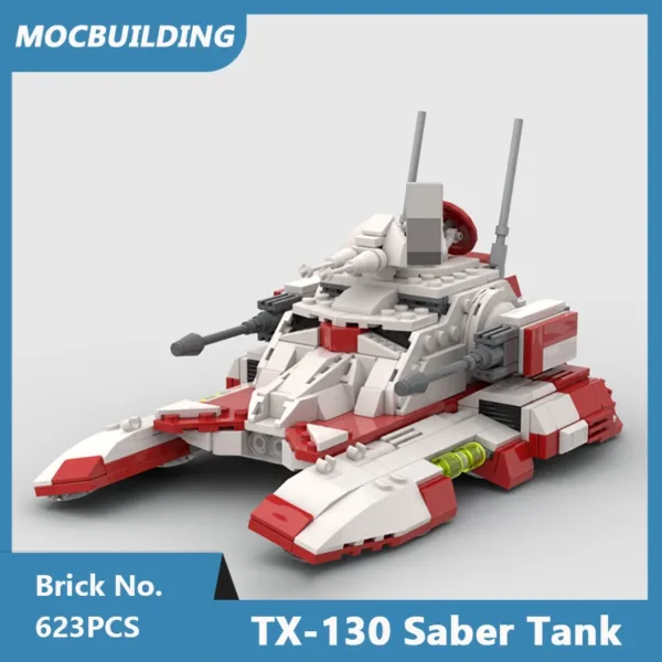 TX-130 Legends Tank Building Blocks 623PCS