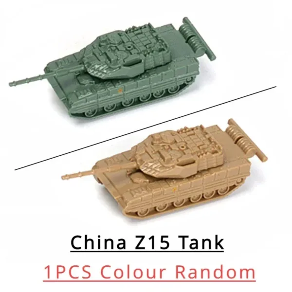 1:144 WWII Plastic Tank Model Set of 4 - Image 23