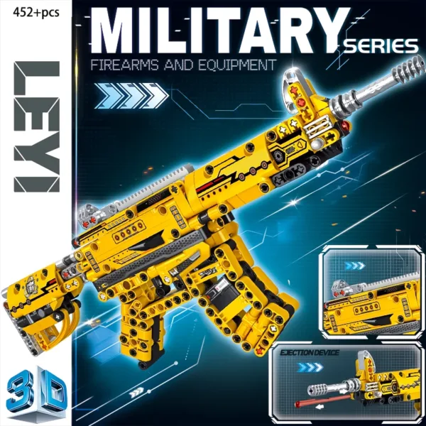 M4A1 Block Gun & MP5 Puzzle Toy Set