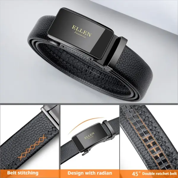 Luxury Genuine Leather Men's Casual Belt - Image 5