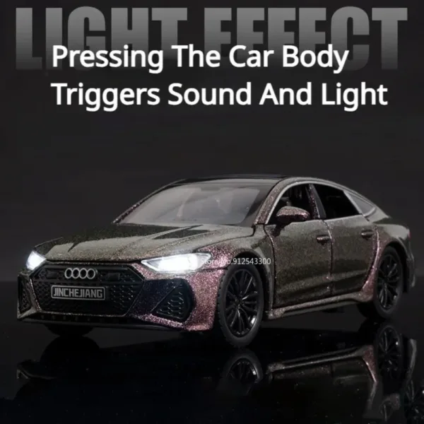 1:32 Audi RS7 Diecast Model with Sound and Light - Image 6