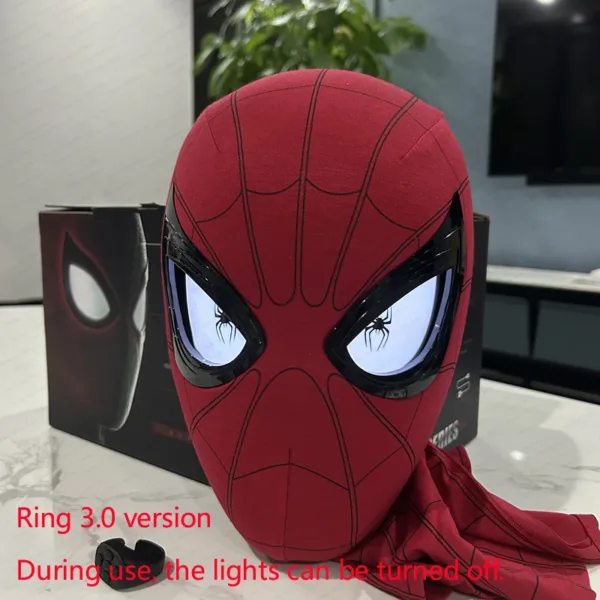 Spiderman Moving Eyes Electronic Mask Cosplay - Image 8