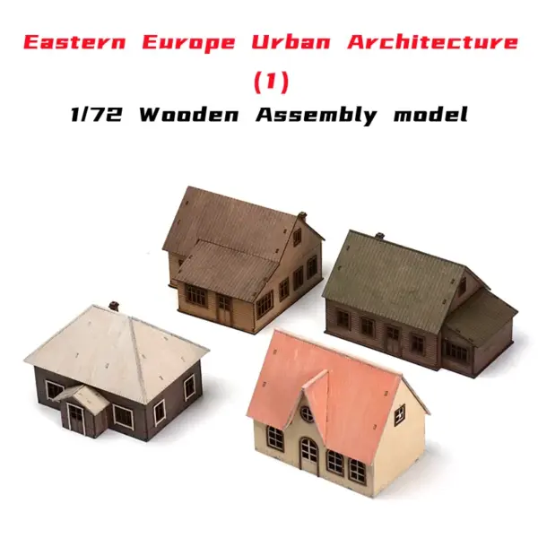 1/72 Eastern Europe Wooden Assembly Model Set