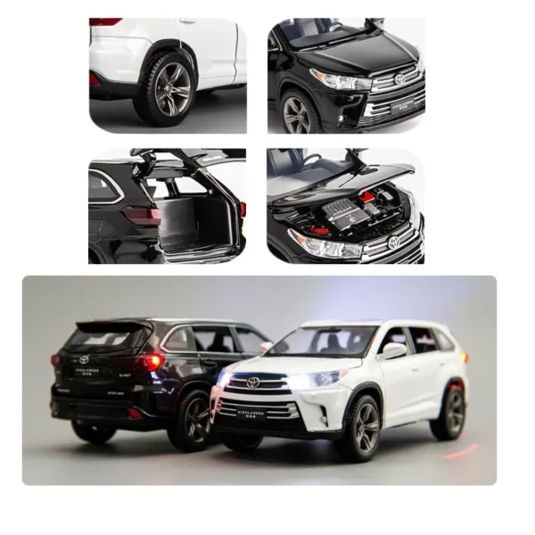 1/32 Toyota Highlander Diecast SUV Model - Image 6