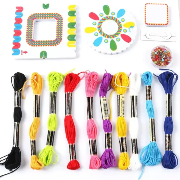 Kids DIY Friendship Bracelet Making Kit - Image 5