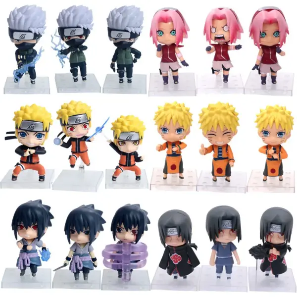 Naruto Anime Action Figures Set of 3