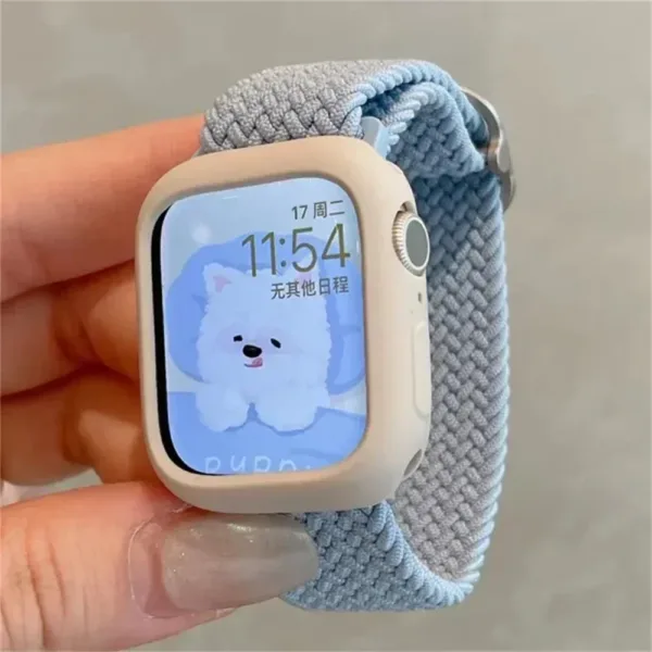 Korean Cute Nylon Strap for Apple Watch 38-49mm - Image 21