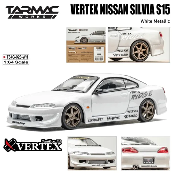 1/64 Scale Nissan Silvia S15 Diecast Model - Image 3