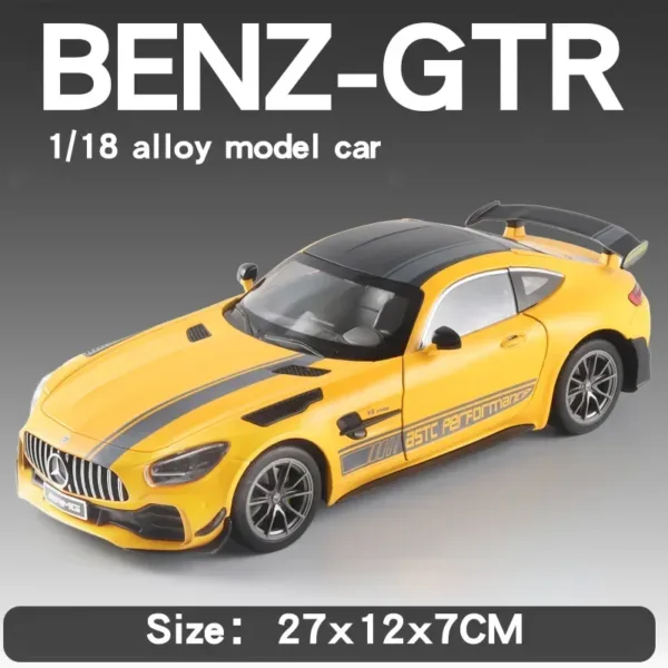 1:18 Mercedes-Benz GTR Diecast Model Car - Image 8