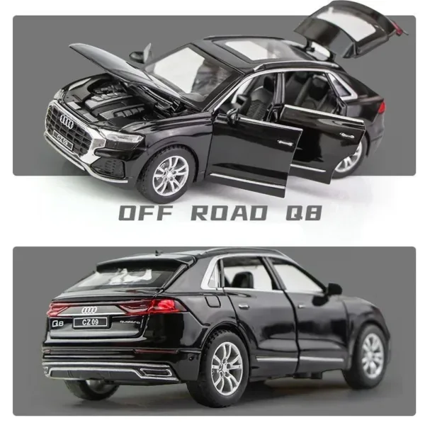 1:32 Audi Q8 Alloy Diecast Model Car - Image 6