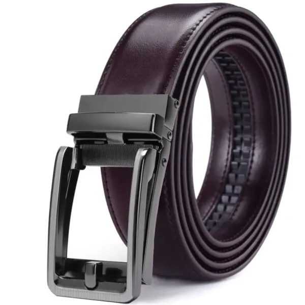 Men's Automatic Buckle Ratchet Dress Belt - Image 3