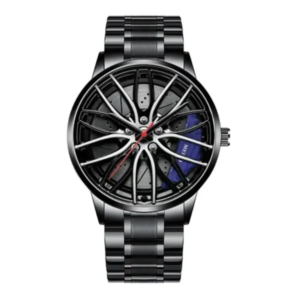 Fashion Men's Quartz Watch with Stainless Steel Band - Image 6