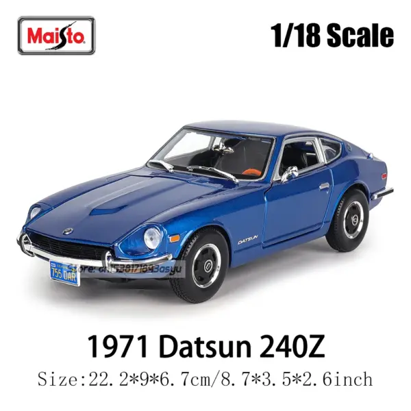 Maisto 1:18 Datsun 240Z Diecast Model Car - Image 8