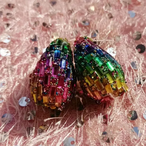 Trendy Rhinestone Stud Earrings for Women - Image 26