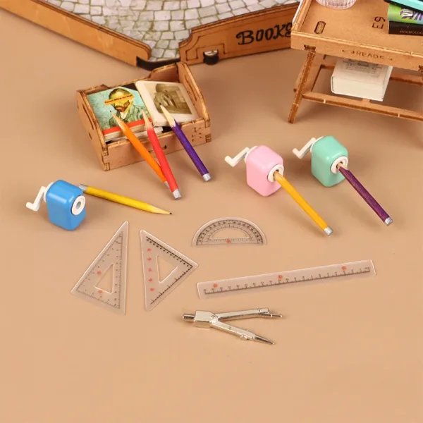 Mini Pencil Sharpener Dollhouse Accessory