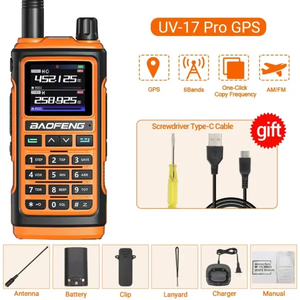 Baofeng UV-17 Pro GPS Walkie Talkie Pack - Image 7