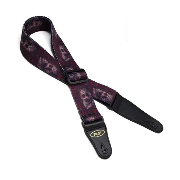 Adjustable 2-Inch Cotton Guitar Strap - Image 6