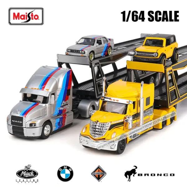 Maisto 1:64 MACK Anthem Trailer Model Collectible - Image 2