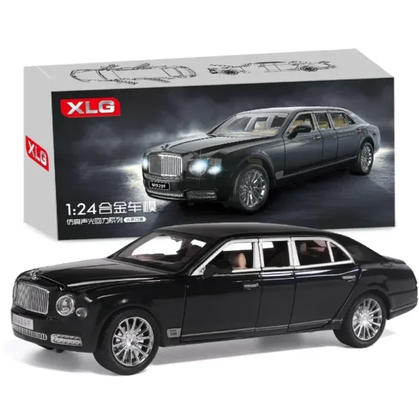 1:24 Bentley Mulsanne Metal Car Model - Image 8