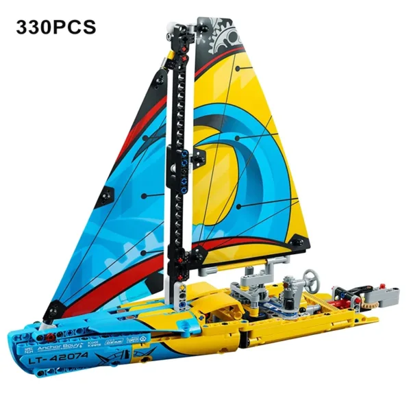 330PCS Yacht Building Blocks Set for Kids