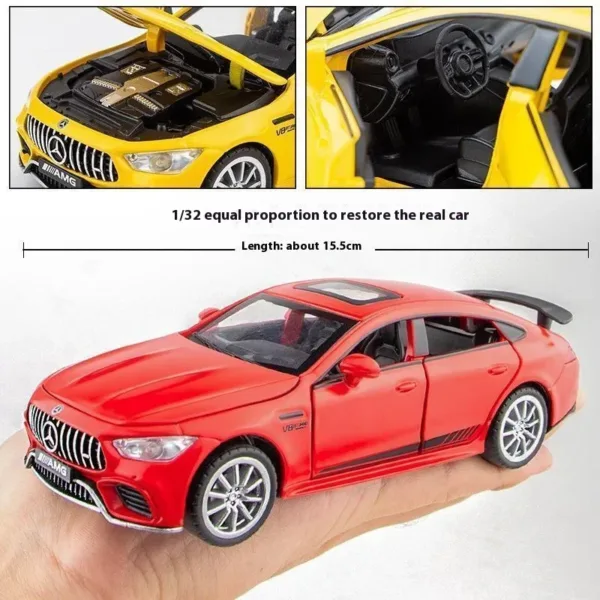 1:32 Mercedes Benz AMG GT63 Diecast Model - Image 6