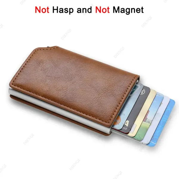 RFID Carbon Fiber Slim Wallet for Men - Image 16